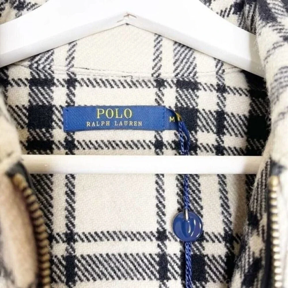 POLO RALPH LAUREN Wool Blend Plaid Jacket